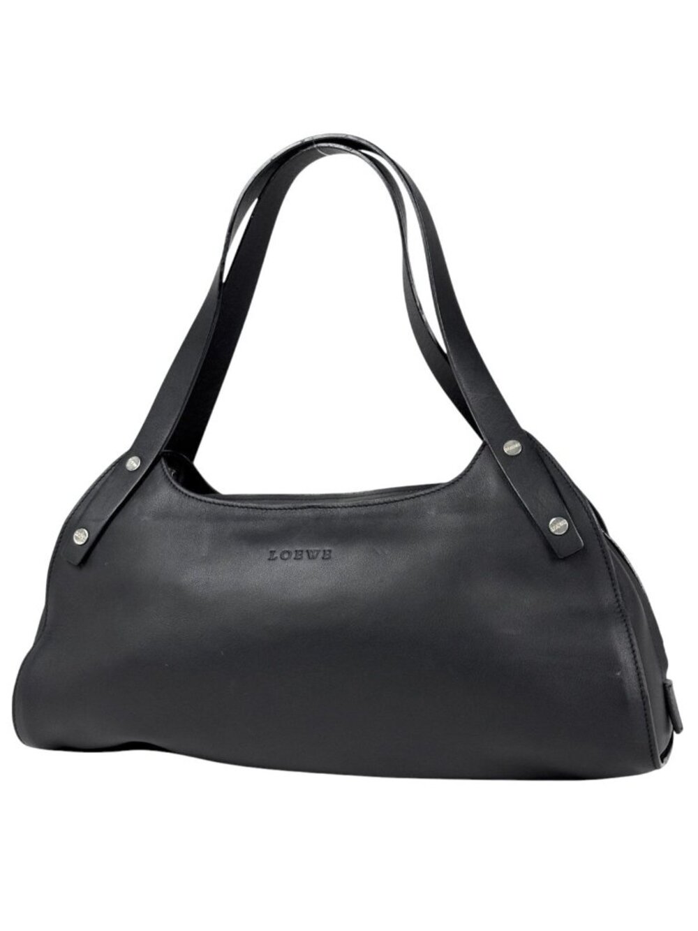 Loewe Handbag Leather Black